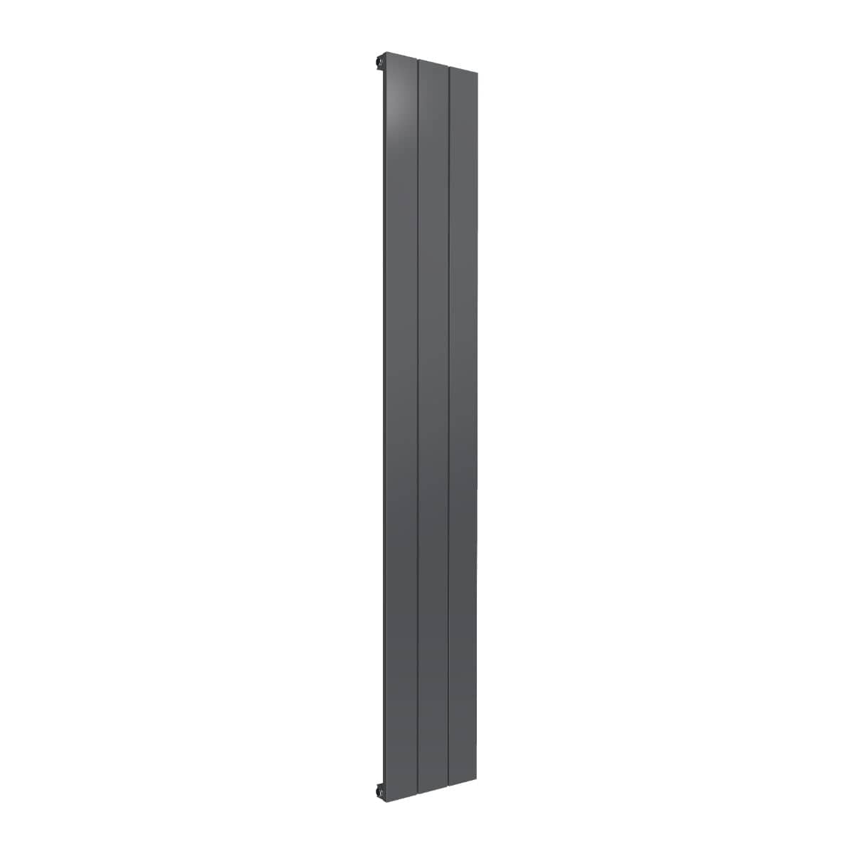 Reina Panel Radiator 1800 x 280mm / Anthracite Reina Casina Vertical Aluminium Single Panel Radiator