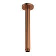 Crosswater Fixed Shower Arm Brushed Bronze Crosswater MPRO 200mm Ceiling Shower Arm