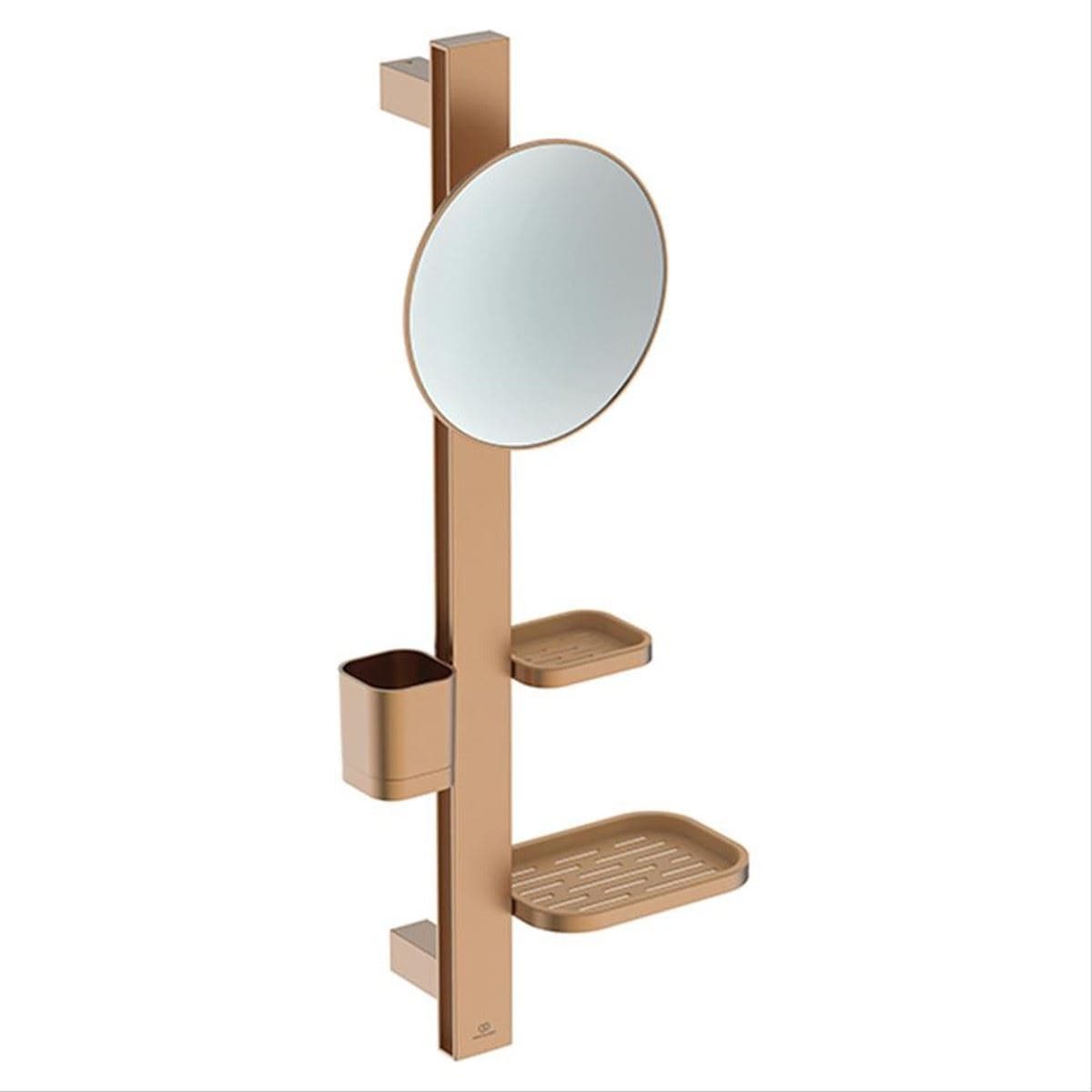 Ideal Standard Cosmetic and Shaving Mirror Ideal Standard ALU+ Small Beauty Bar with Mirror