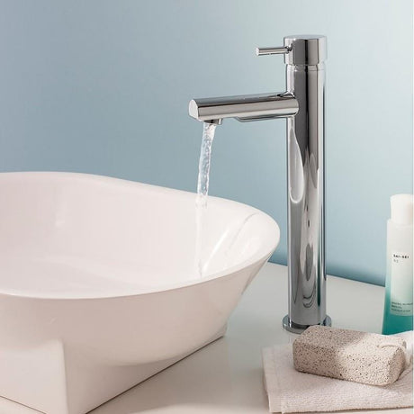 Crosswater Tall Basin Tap Crosswater Kai Lever Tall Mono Basin Mixer Tap in Chrome