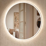 Crosswater Illuminated Mirror 800mm Crosswater Infinity Round LED Illuminated Mirror
