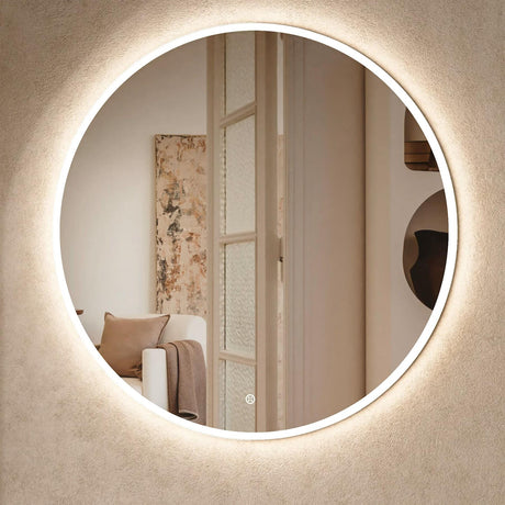 Crosswater Illuminated Mirror 800mm Crosswater Infinity Round LED Illuminated Mirror