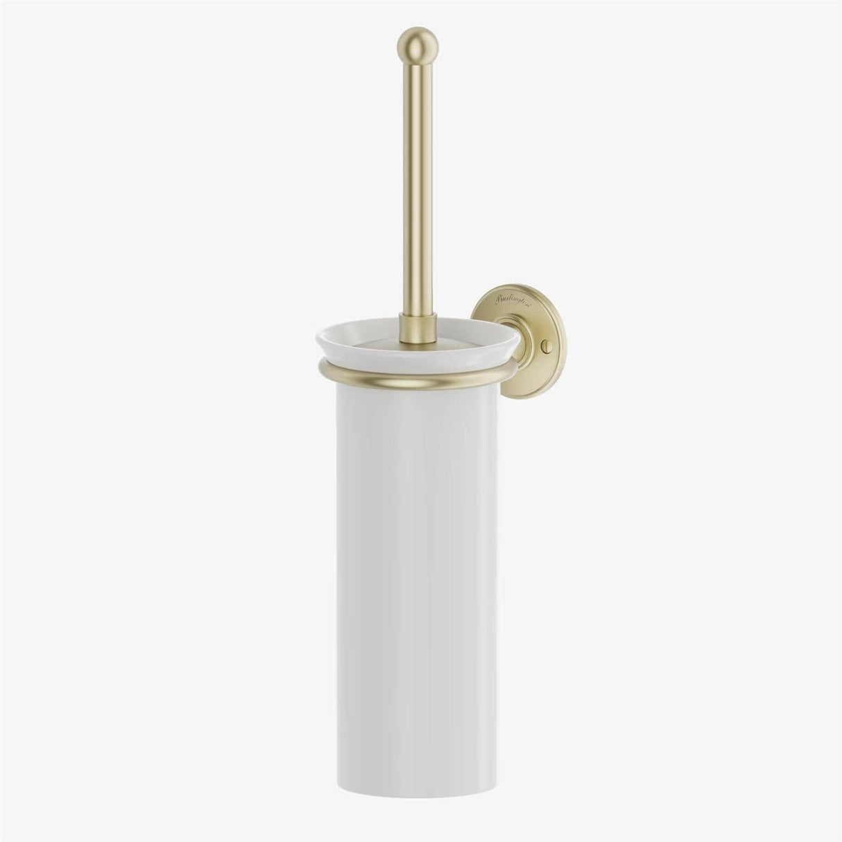 Burlington Toilet Brush Burlington Traditional Wall Mounted Toilet Brush and Holder