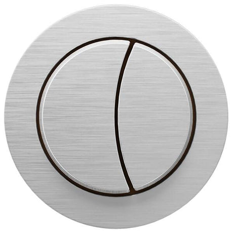 Crosswater Flush Plate Brushed Steel Crosswater Flush Button and Cable
