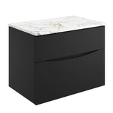 Crosswater Wall Mounted Vanity Unit Crosswater Glide II Wall Mounted Two Drawer Vanity Unit with Worktop