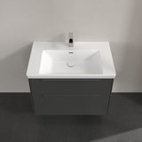 Villeroy & Boch Wall Mounted Vanity Unit Villeroy & Boch Subway 3.0 Wall Hung 800mm Two Drawer Vanity Unit with Basin