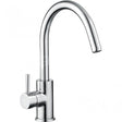 Sagittarius Kitchen Tap Sagittarius Ergo Lever Kitchen Tap with Swivel Spout in Chrome