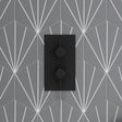 Britton Concealed Shower Valve Matt Black Britton Hoxton 2.0 1 Outlet, 2 Handle Concealed Thermostatic Shower Valve