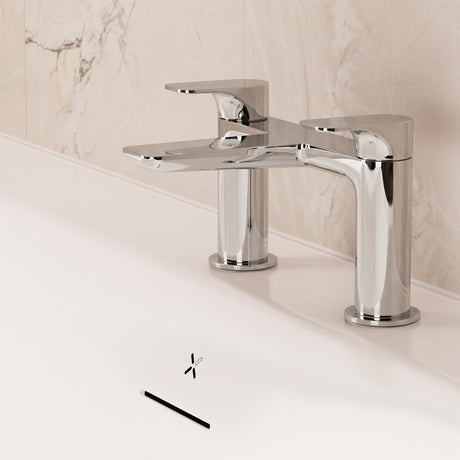 Crosswater Bath Mixer Chrome Crosswater Fuse Bath Filler Tap