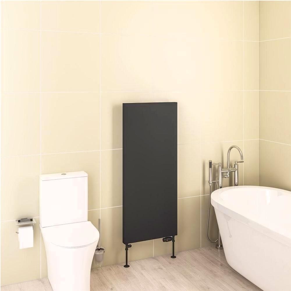 Eastbrook Flat Panel Radiator 1200 x 510 / Electric Only Eastbrook Wingrave Flat Panel Radiator In Matt Black