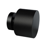 Aquarius Bathrooms Furniture Handle Matt Black / Knurled Round Knob Aquarius Leighton Furniture Handle
