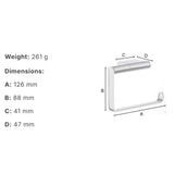 Smedbo Toilet Roll Holder Smedbo Air Toilet Roll Holder in Chrome
