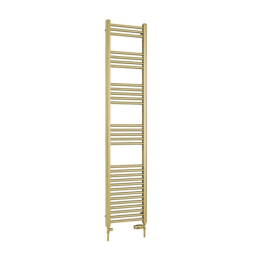 Eastbrook Wendover Straight Heated Towel Rail in Brushed Brass