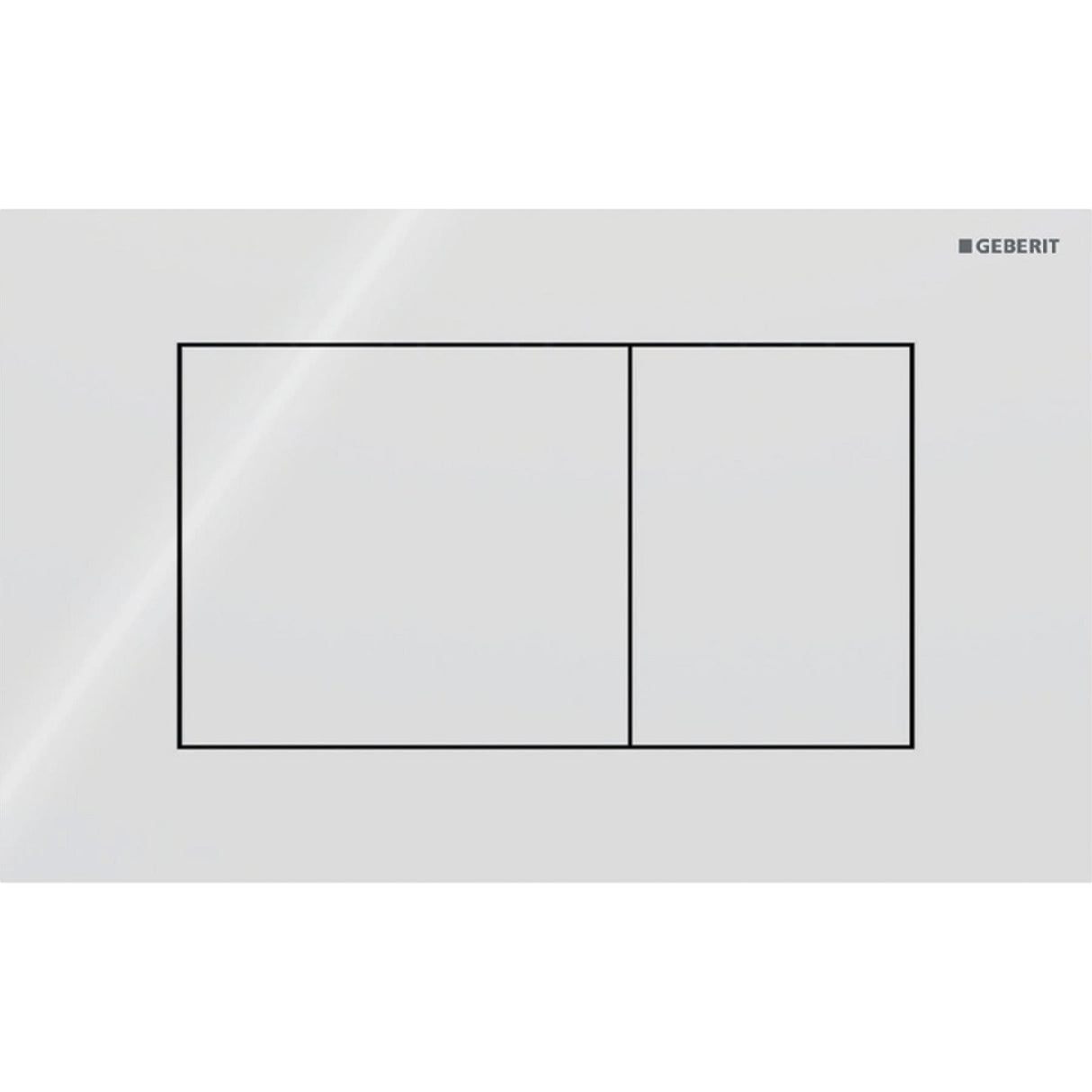 Geberit Flush Plate White Glass Geberit Sigma Square Glass Flush Plate