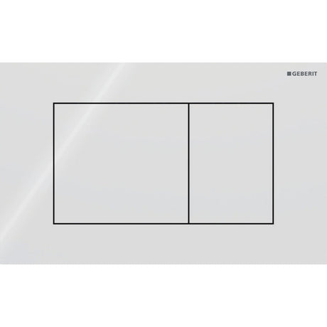 Geberit Flush Plate White Glass Geberit Sigma Square Glass Flush Plate