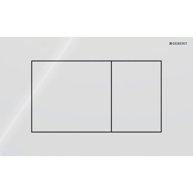 Geberit Flush Plate White Glass Geberit Sigma Square Glass Flush Plate