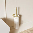 Burlington Toilet Brush Brushed Brass Burlington Traditional Wall Mounted Toilet Brush and Holder