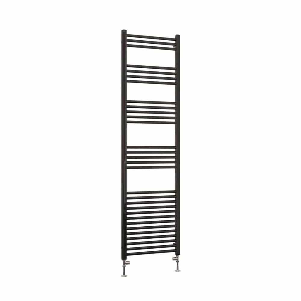 Eastbrook Ladder Rail Eastbrook Wendover Straight Heated Towel Rail in Black Gold