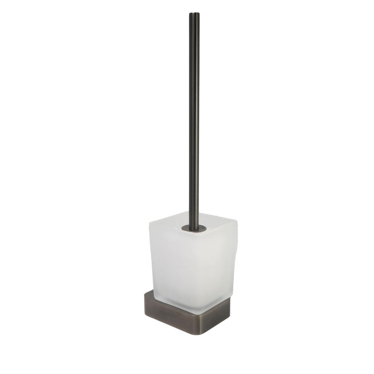 JTP Toilet Roll Holder Brushed Black JTP HIX Toilet Brush and Holder