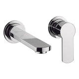 Crosswater Wall Mounted Basin Tap Crosswater Wisp 2 Hole Wall Mounted Basin Mixer Tap in Chrome