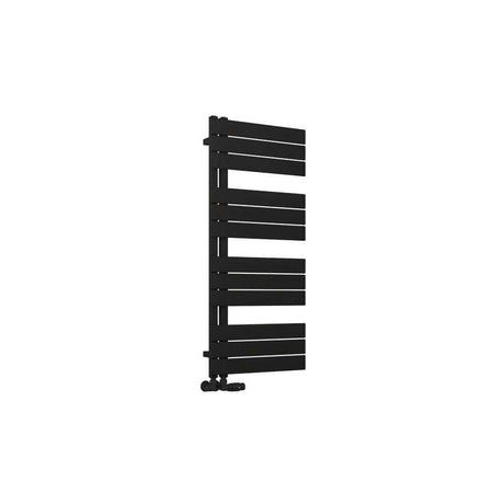 Eastbrook Designer Towel Rail Eastbrook Helmsley Straight Vertical Designer Towel Rail in Matt Black