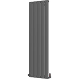 Aquarius Bathrooms Column Radiator 1800 x470mm / Anthracite Aquarius Wave Verical Panel Radiator