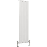 Aquarius Bathrooms Panel Radiator 1600 x 420mm / White Aquarius Flat Single Vertical Radiator