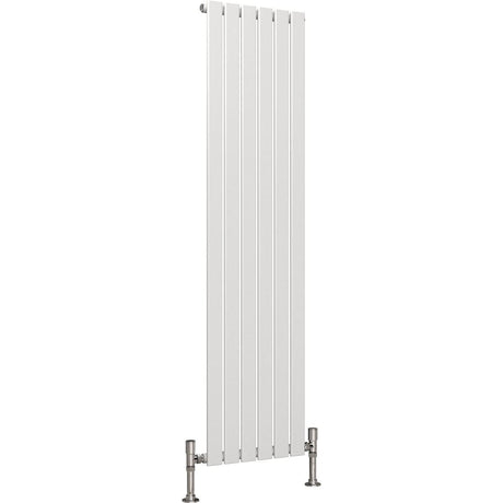 Aquarius Bathrooms Panel Radiator 1600 x 420mm / White Aquarius Flat Single Vertical Radiator
