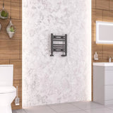 Eastbrook Wendover Straight Heated Towel Rail in Anthracite