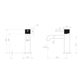 Saneux Mono Basin Tap Saneux Cos Deck Mounted Basin Mixer Tap