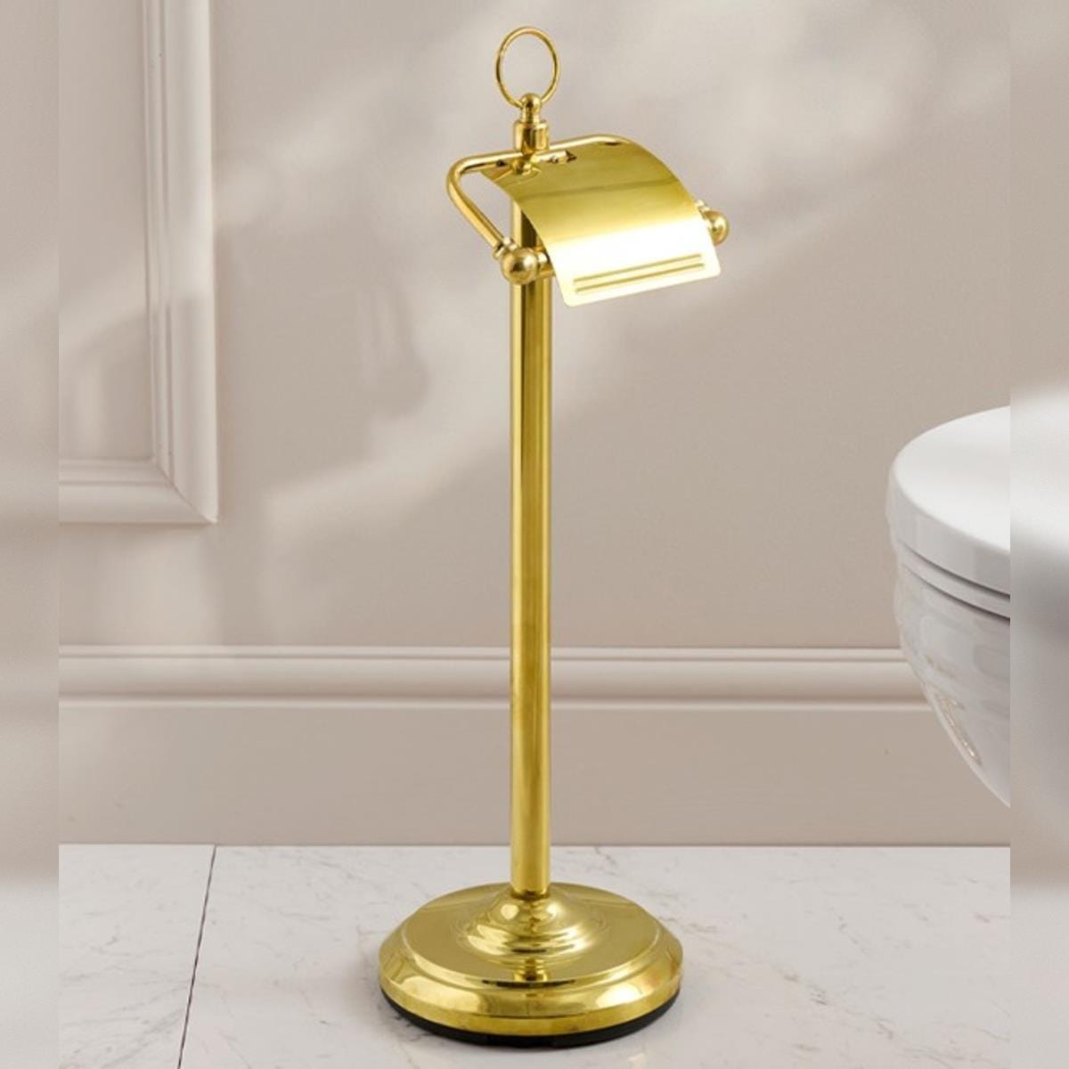 Miller Toilet Roll Holder Miller Signature Freestanding Traditional Toilet Roll Holder with Cover