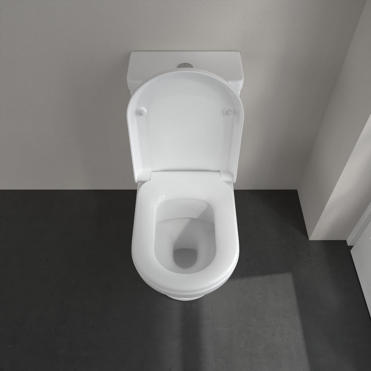 Villeroy & Boch Toilet Seat Villeroy & Boch Hommage Soft Close, Quick Release Toilet Seat in White Alpin