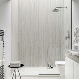 Multipanel Wall Panel Multipanel Contemporary Wall Panel in Jupiter Silver