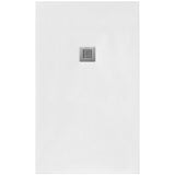 Tissino Rectangle Shower Tray Tissino Giorgio2 Rectangle Shower Tray in White Slate