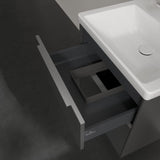 Villeroy & Boch Wall Mounted Vanity Unit Villeroy & Boch Subway 3.0 Wall Hung 600mm Two Drawer Vanity Unit with Basin