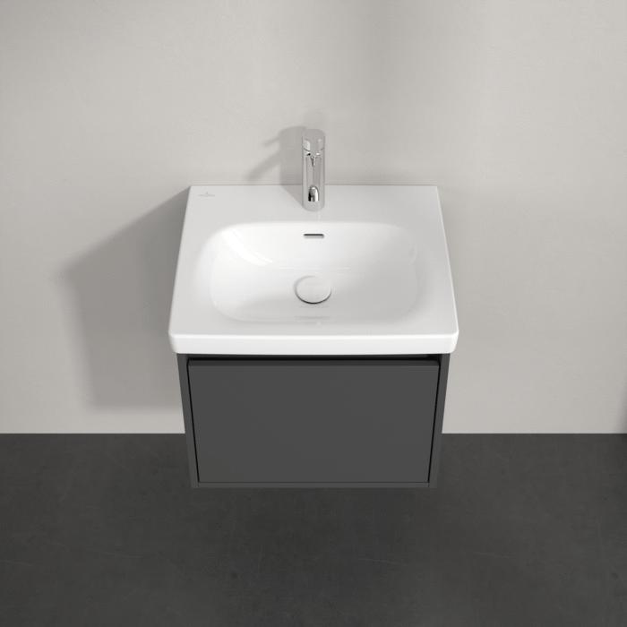 Villeroy & Boch Wall Mounted Vanity Unit Villeroy & Boch Skyla Wall Mounted 500mm One Drawer Vanity Unit with Basin