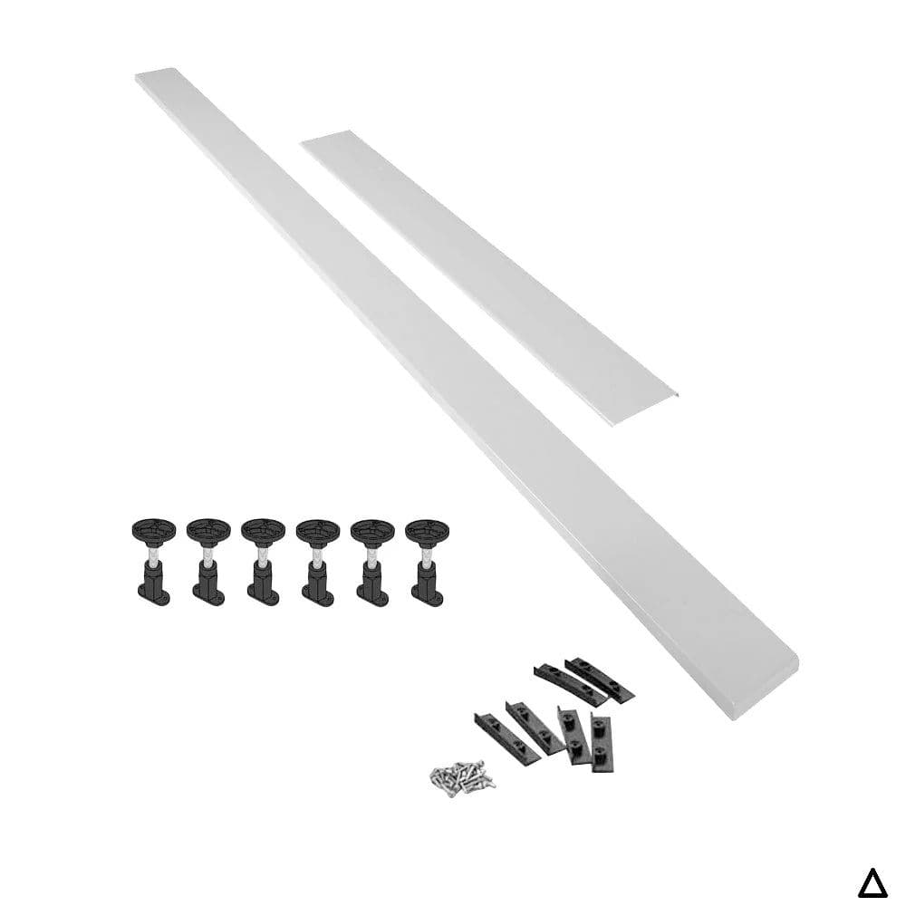 Aquarius Riser Kit Straight upto 1700mm Aquarius Urbano Riser Leg Kit for 45mm White Stone Resin Trays