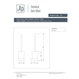 JTP Toilet Roll Holder JTP HIX Toilet Brush and Holder