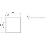 Laufen Square Shower Tray Laufen Marbond Pro S Square Tray 900 x 900mm in White