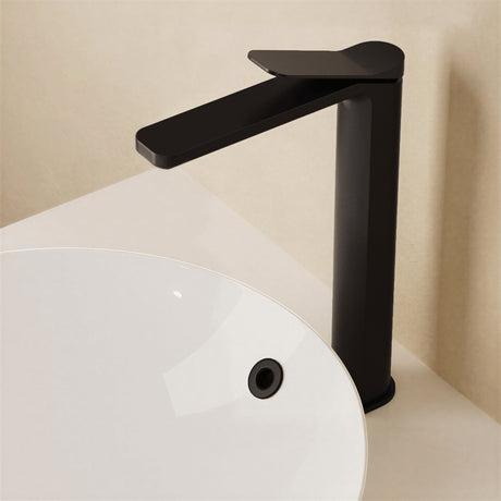 Crosswater Mono Basin Tap Matt Black Crosswater Glide II Tall Mono Basin Mixer Tap