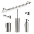 Clearwater Accessory Set Chrome Clearwater Mio Comprehensive Bathroom Accessories Pack