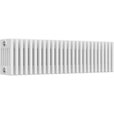 Aquarius Bathrooms Column Radiator 300mm x 1190mm Aquarius Foundry Horizontal 6 Column Radiator in White