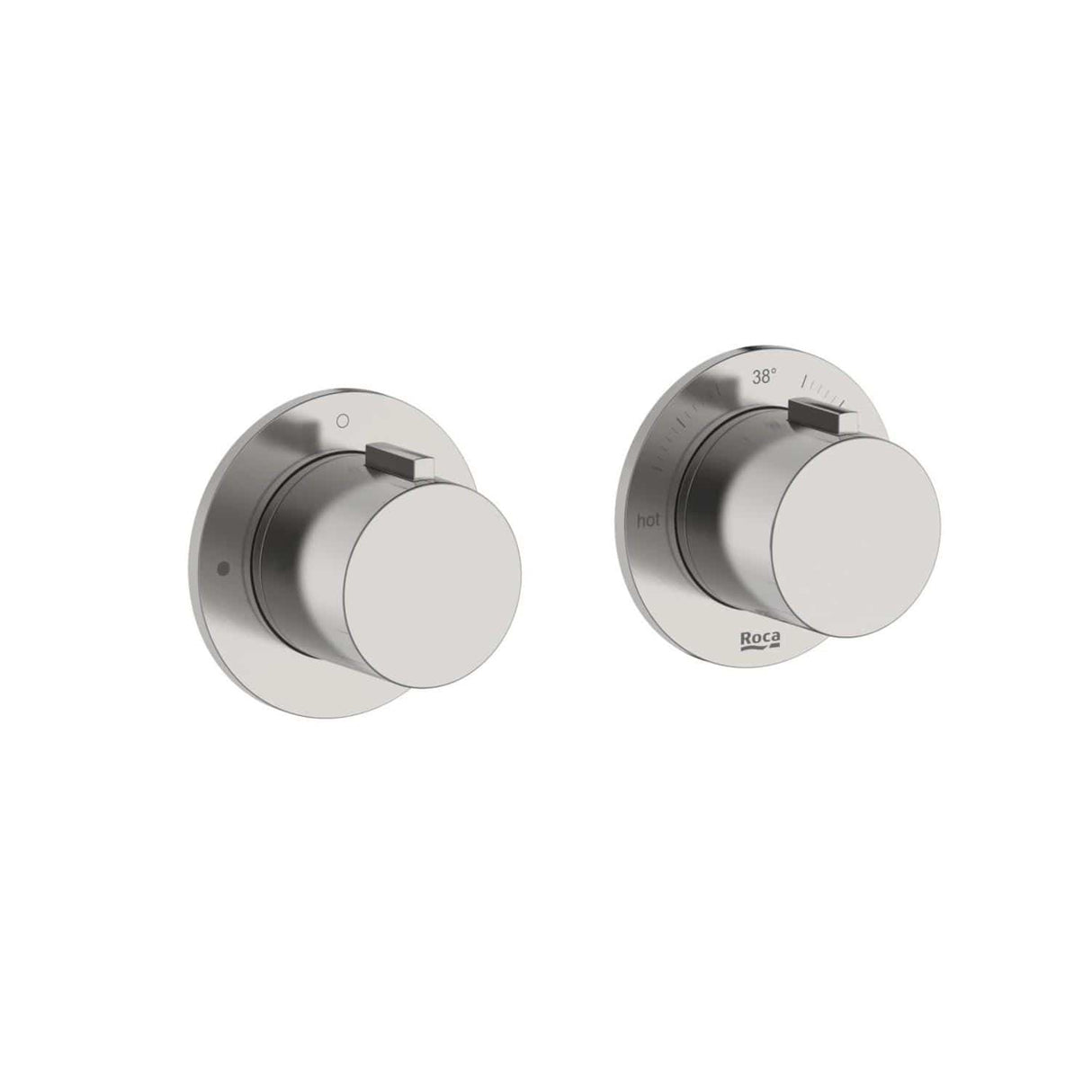 Roca Concealed Shower Set Roca T-Multi Thermostatic Concealed Shower Valve with Rainshower Head, Shower Handset and Hose