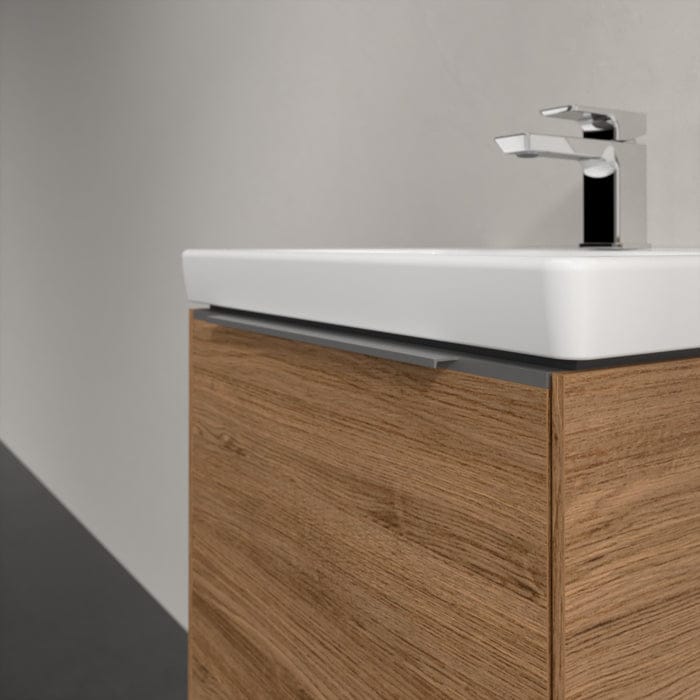 Villeroy & Boch Wall Mounted Vanity Unit Villeroy & Boch Subway 3.0 Wall Hung 500mm One Drawer Vanity Unit with Basin
