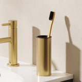 Crosswater Toothbrush Holder Brushed Brass Crosswater MPRO Freestanding Tumbler