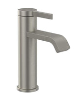 Villeroy & Boch Mono Basin Tap Brushed Nickel Villeroy & Boch Dawn Single Lever Basin Mixer Tap with Curved Spout