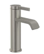 Villeroy & Boch Mono Basin Tap Brushed Nickel Villeroy & Boch Dawn Single Lever Basin Mixer Tap with Curved Spout
