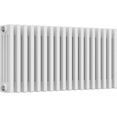 Aquarius Bathrooms Column Radiator 400mm x 830mm Aquarius Foundry Horizontal 4 Column Radiator in White