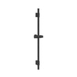 Roca Shower Riser Rail Matt Black Roca Sensum 700mm Shower Slide Rail with Adjustable Handset Bracket