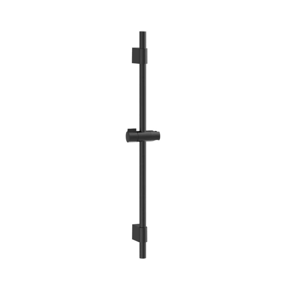 Roca Shower Riser Rail Matt Black Roca Sensum 700mm Shower Slide Rail with Adjustable Handset Bracket